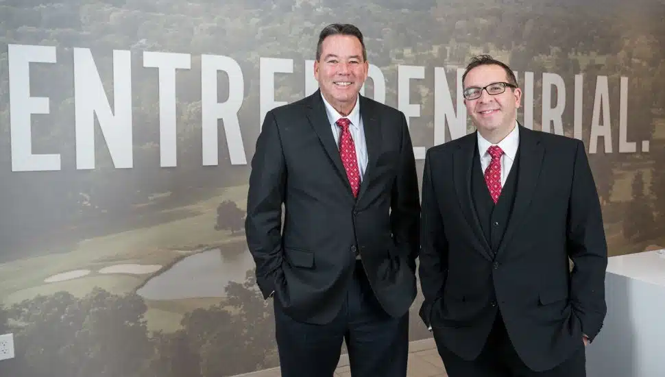 From left: Tom Campbell, Joe Borek.