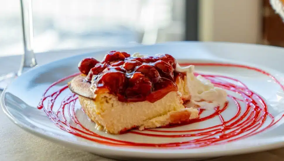 Pietro's Prime dessert on plate.