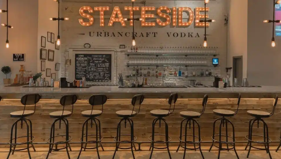 Stateside Vodka bar.