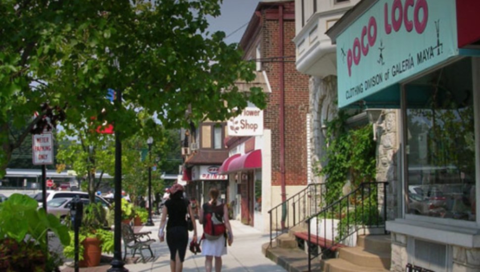 Swarthmore downtown.