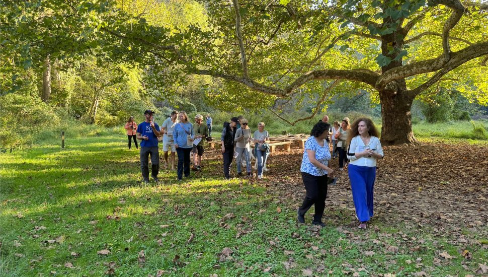 People attending Water and Wilderness Church.