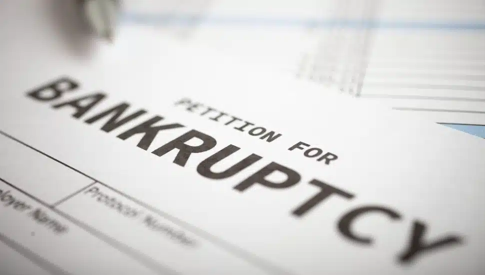Bankruptcy petition.