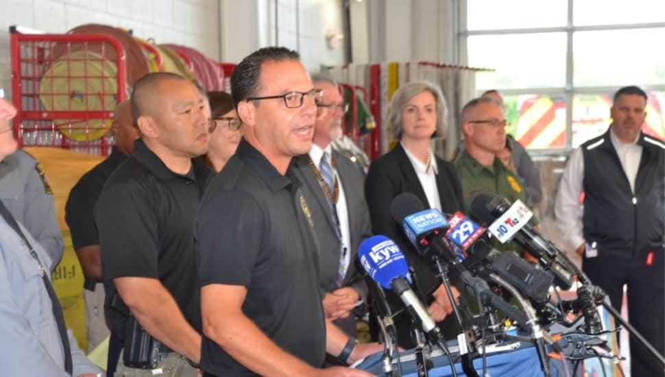 Josh Shapiro and law enforcement conference.