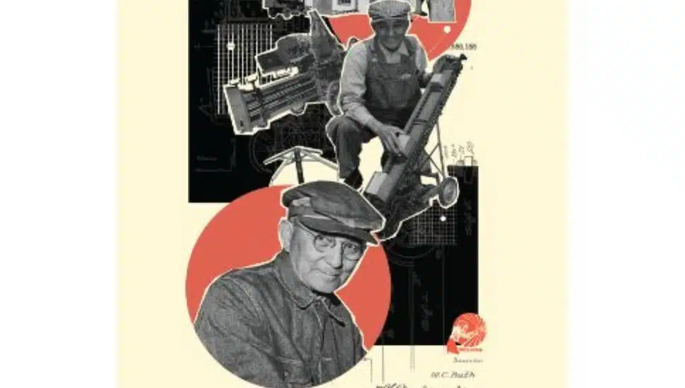 An image of Ruth with some of his inventions, showing his contributions to Chester County and beyond.