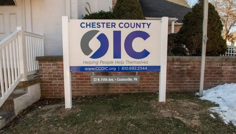The sign outside of the CCOIC in Coatesville.