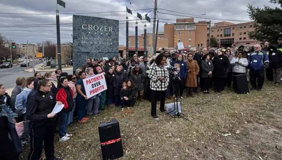 Crozer protest.