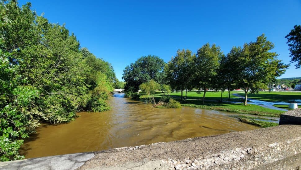 Downingtown river flood.