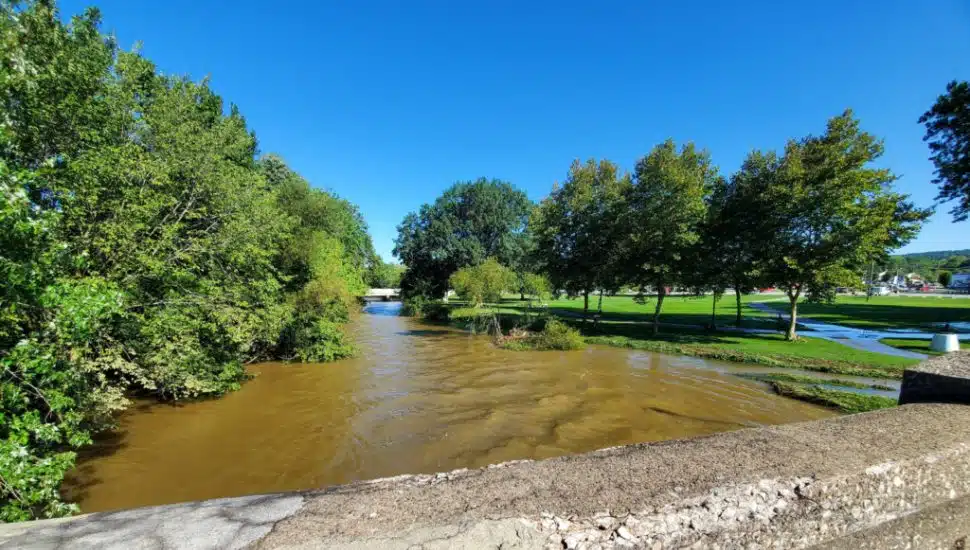 Downingtown river flood.