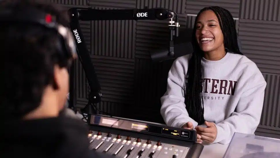 College students run a radio station.