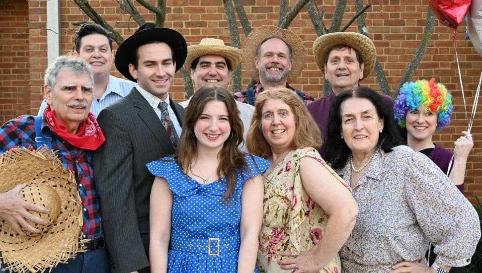 The Rose Valley Chorus and Orchestra's cast for State Fair.