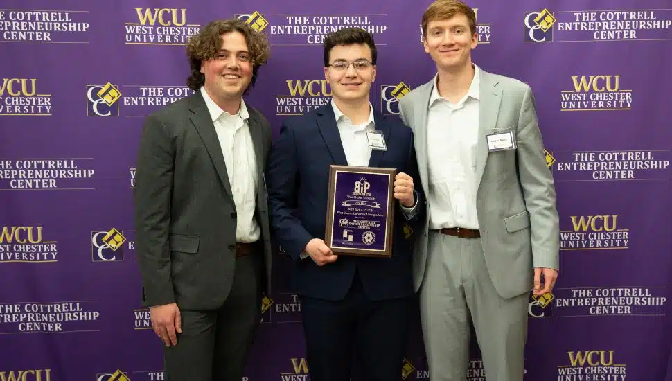 From left to right, Junior biomedical engineering majors Chris Needham, Joshua Pitts, and Nathan Barker.