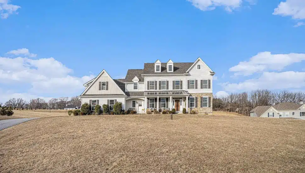 834 Marlboro Spring Road, big house on top of a hill with open field.