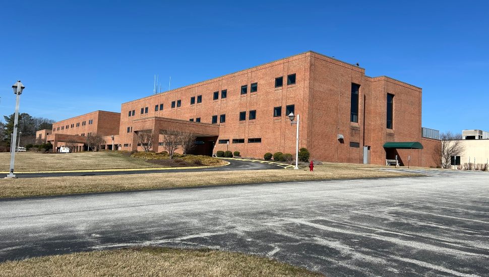 Empty Brandywine Hospital campus.