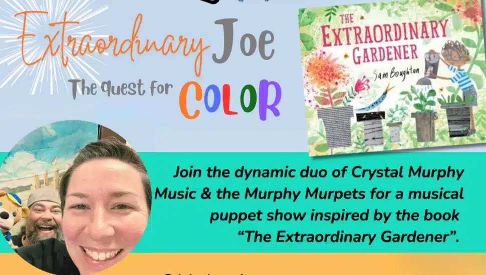 Crystal Murphy Music Presents ‘Extraordinary Joe – The Quest for Color’ at Henrietta Hankin Branch Library