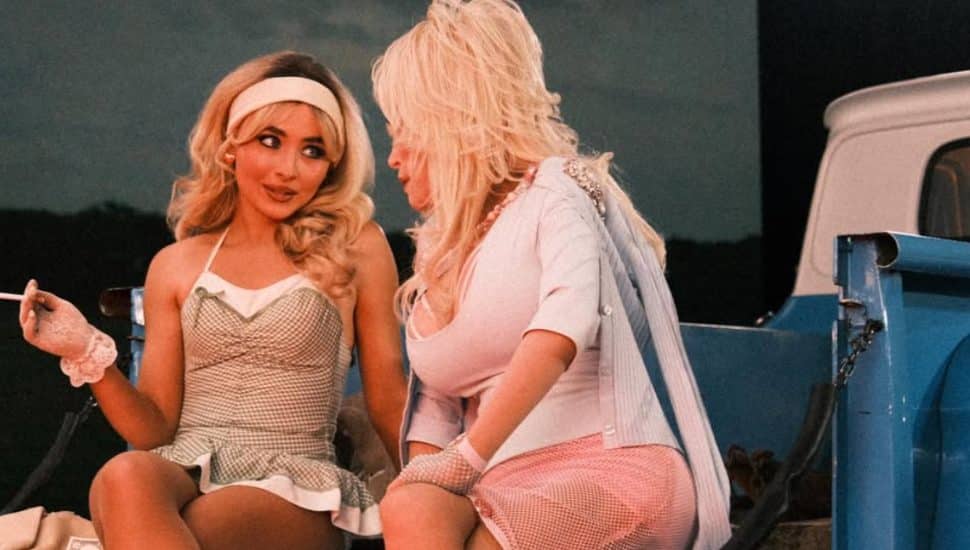 Sabrina and Dolly talking.