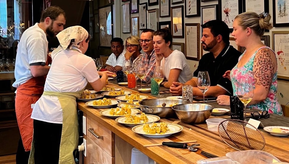 People eating at Vetri.