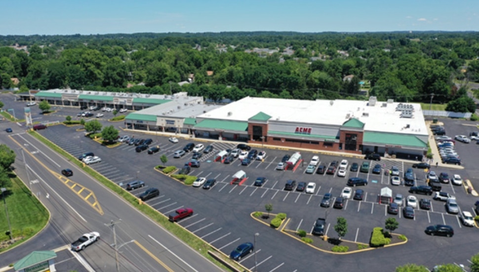 Village Center in Bensalem, aerial view.