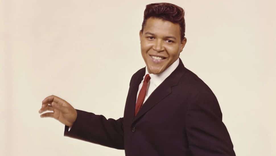 Young Chubby Checker in a suit.
