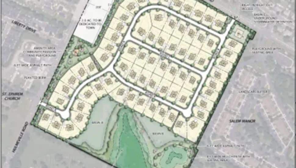 Map of development plans.