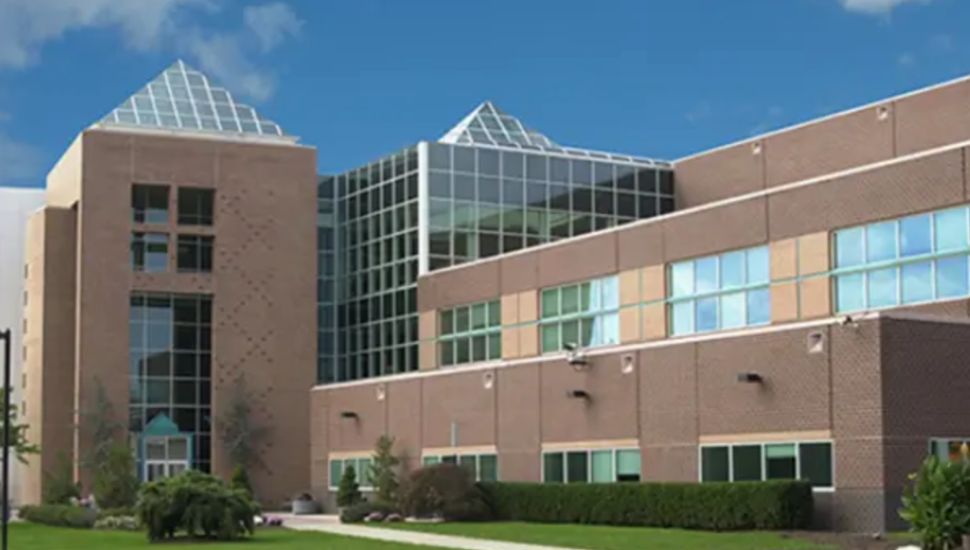 Merck plant building.