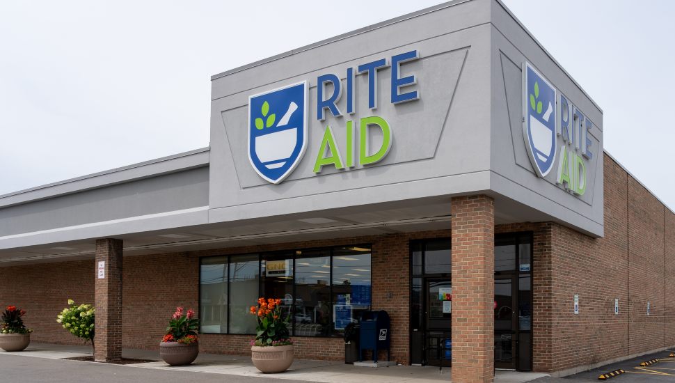 Rite Aid store with parking lot.
