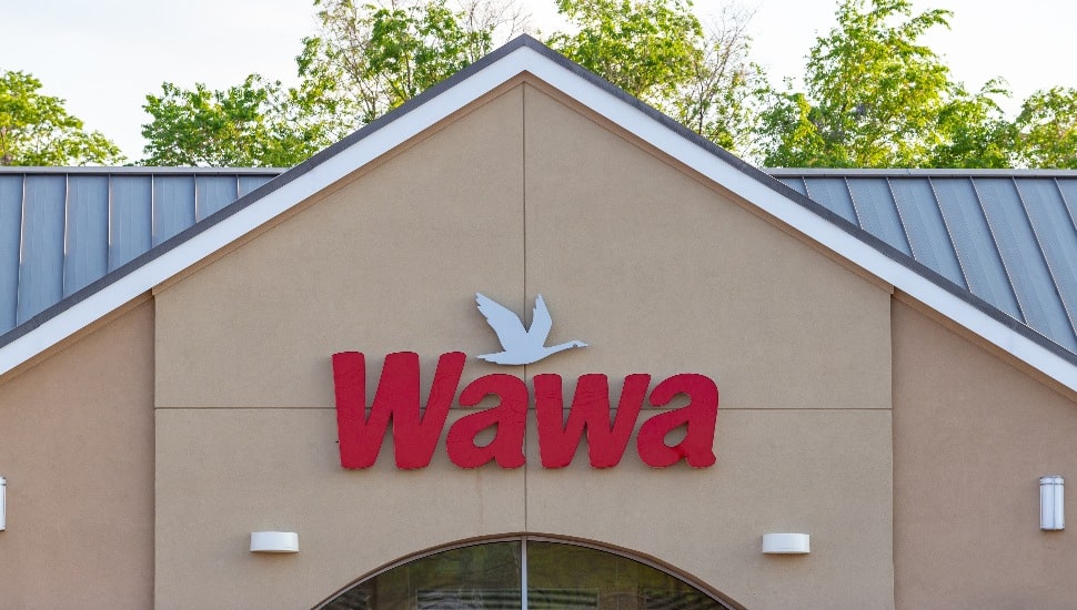 Wawa sign.