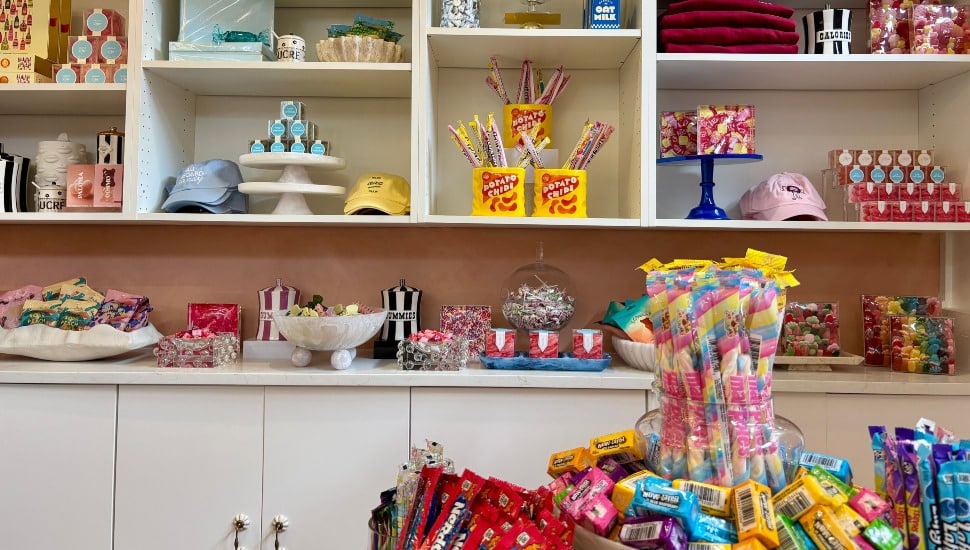 All Aboard Candy shelves.