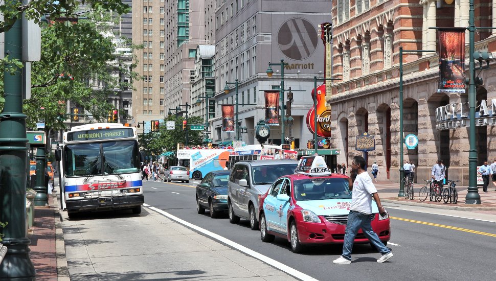 People commuting to Philadelphia.