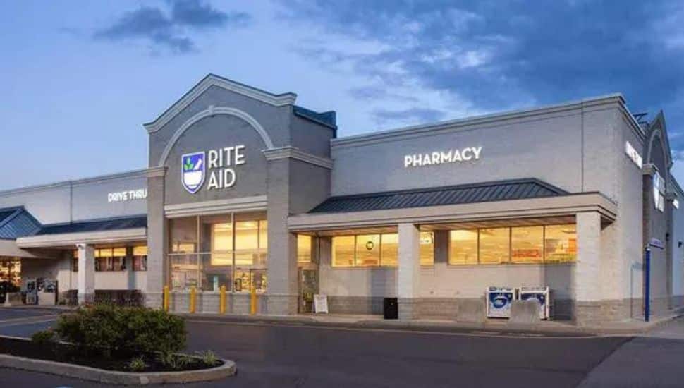 Rite Aid front entrance.