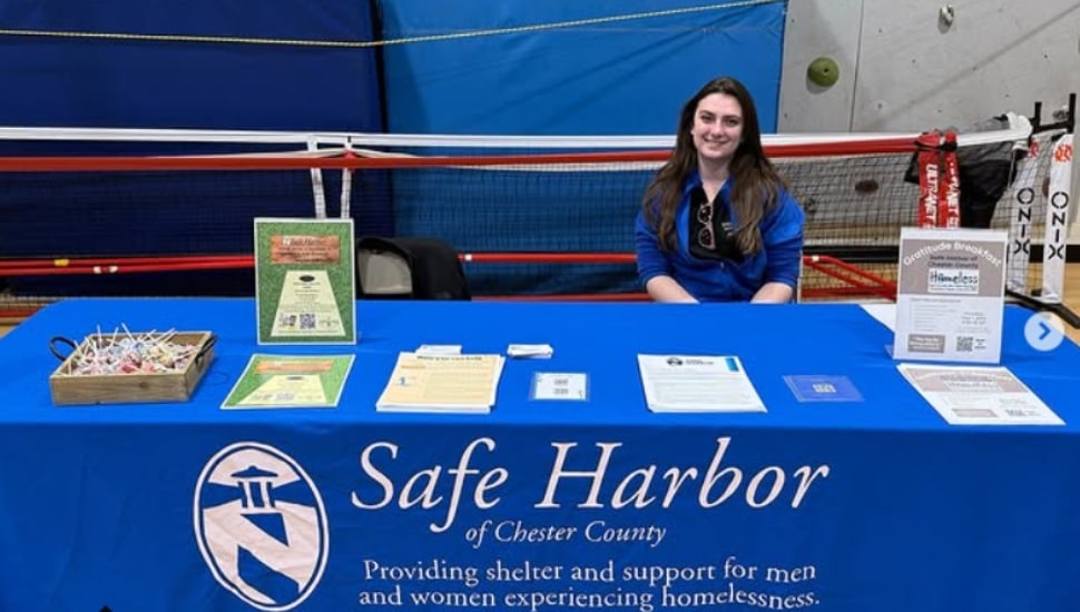 Safe Harbor had a table during a Habitat for Humanity "Build a House ... Build a Home" event.
