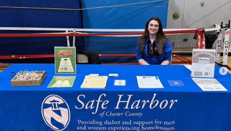 Safe Harbor had a table during a Habitat for Humanity "Build a House ... Build a Home" event.