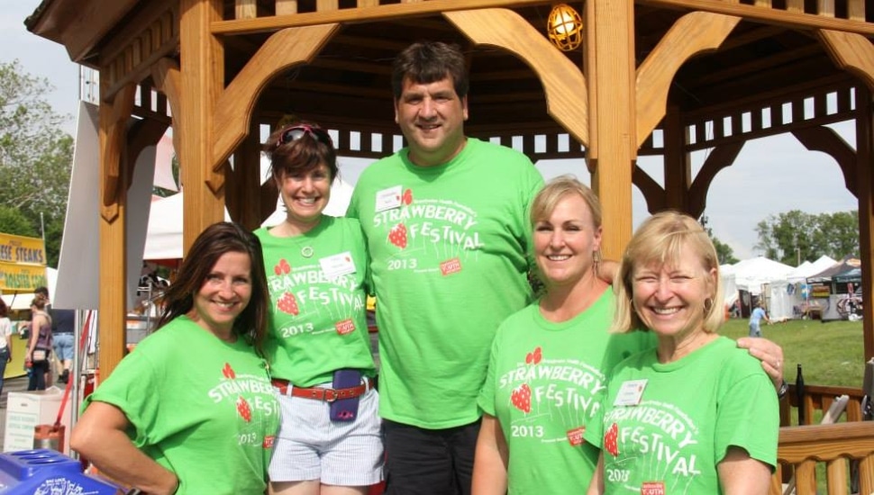 Event staff at the 2013 Coatesville Strawberry Festival.