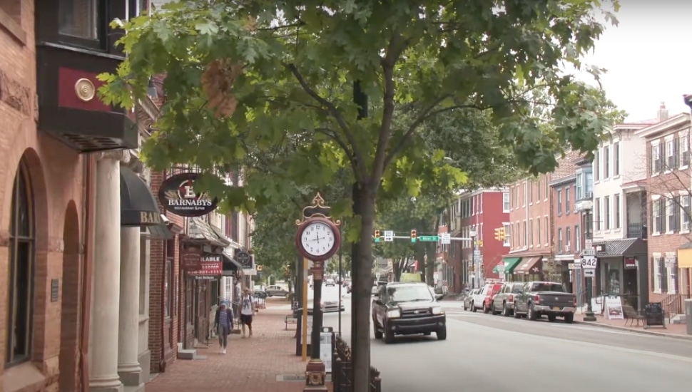 High Street in Downtown West Chester.