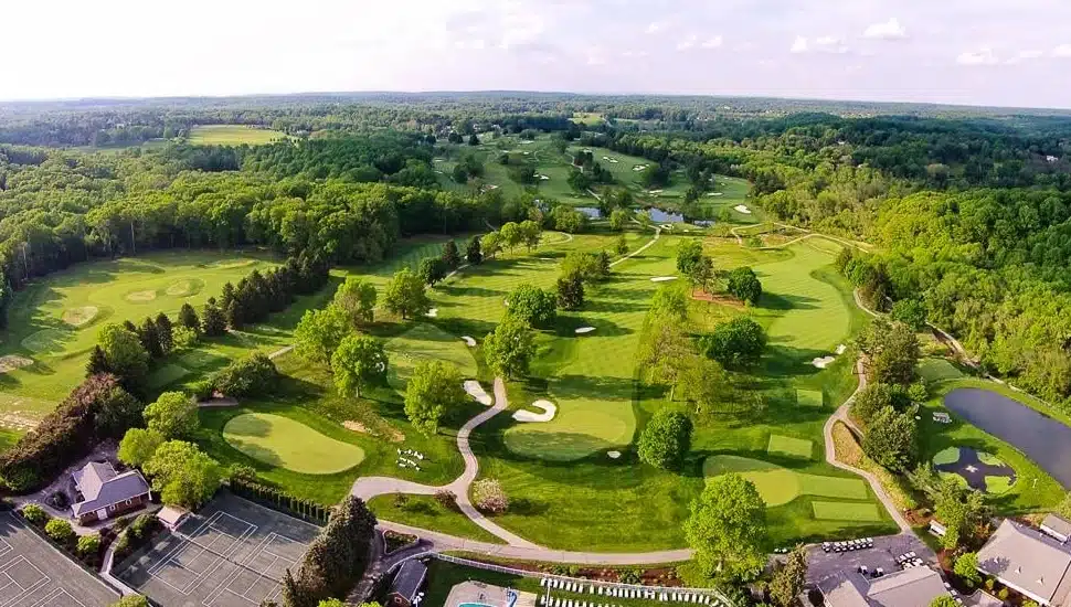 The golf course at White Manor Country Club.