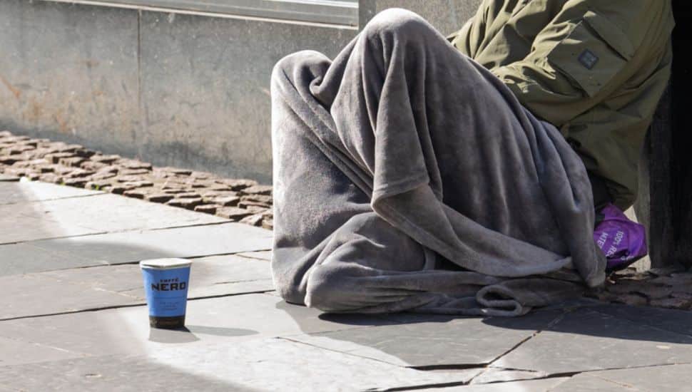 Homeless person.