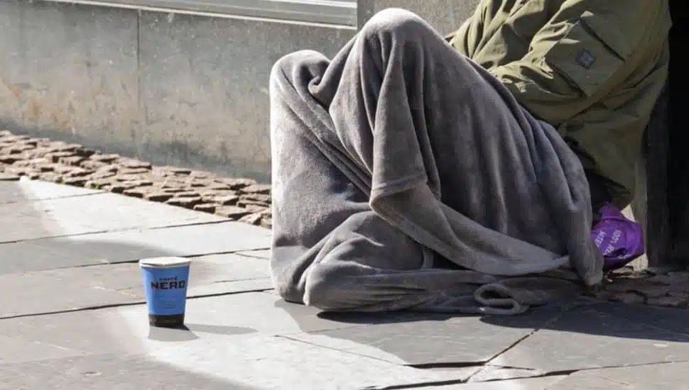 Homeless person.
