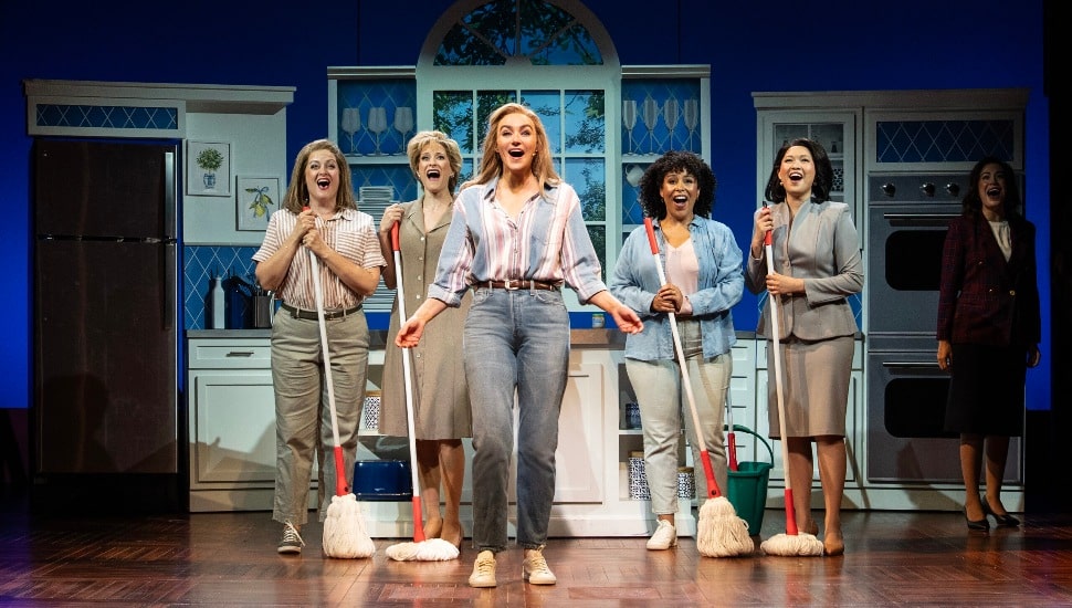 Performers in the current production of the musical "Joy."