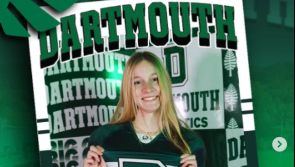 Morgan Whelan Dartmouth social media post.