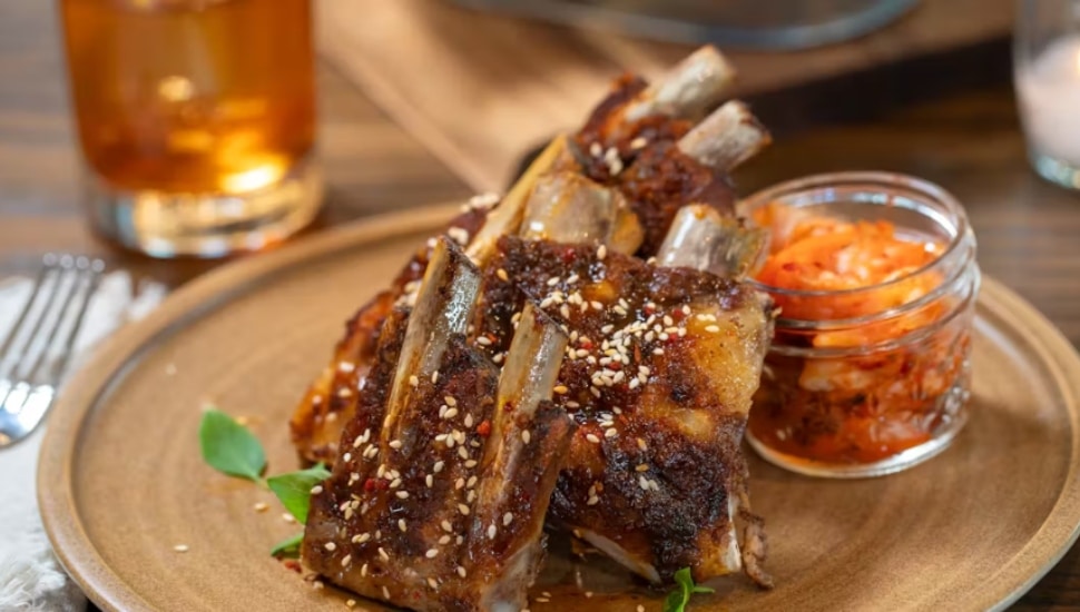 A menu item from The Noble Goat at Downingtown's River Station.