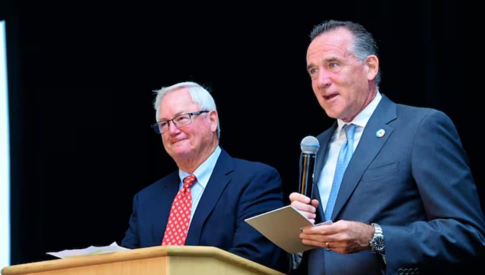 Joe Thomson, left, and Sean O'Hara of Pacer.