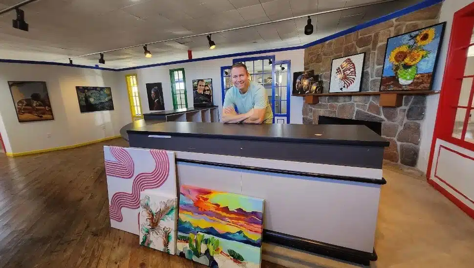 STEAM/POWER and Our Dot Art founder Shane Cloyd at the organizations' Coatesville location.