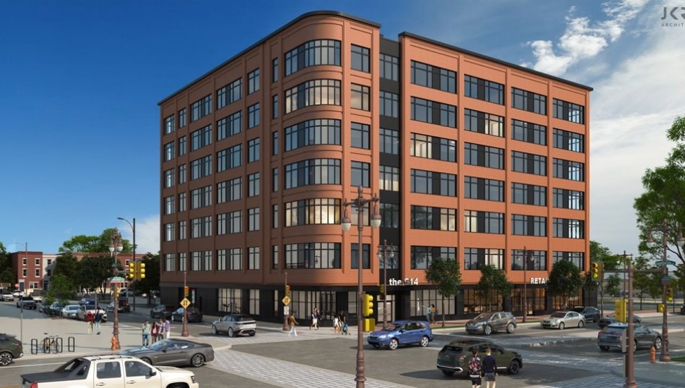 914 S Broad Street apartment rendering.