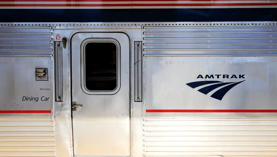 Amtrak train.