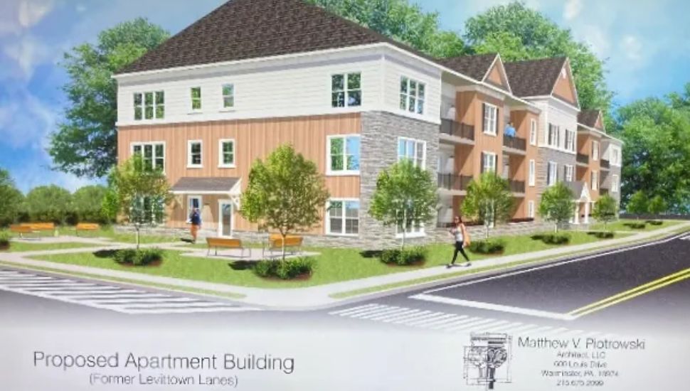 apartment complex rendering.