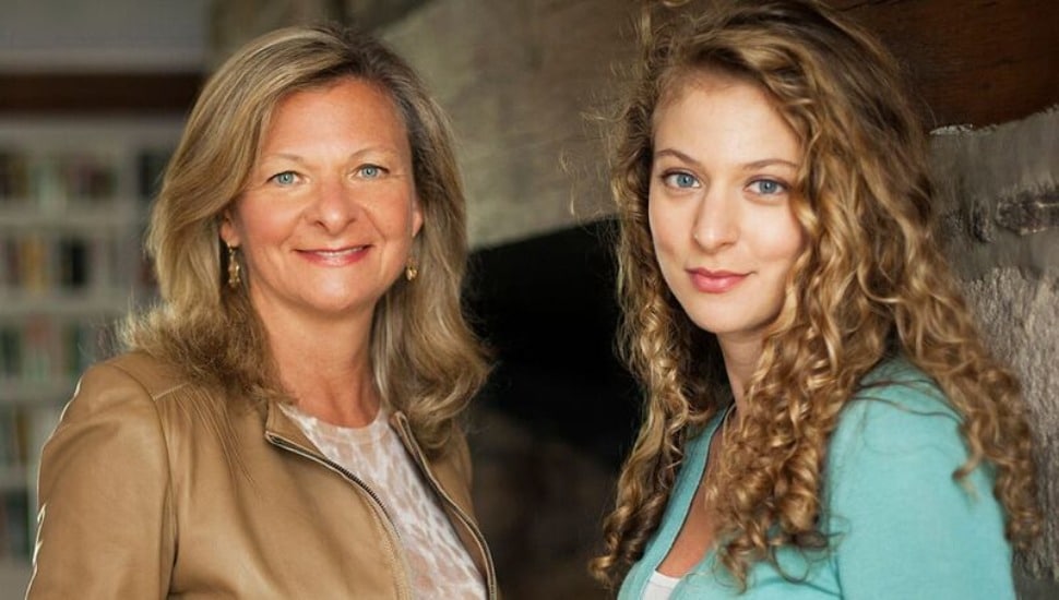 Author Lisa Scottoline with daughter Francesca Serritella.