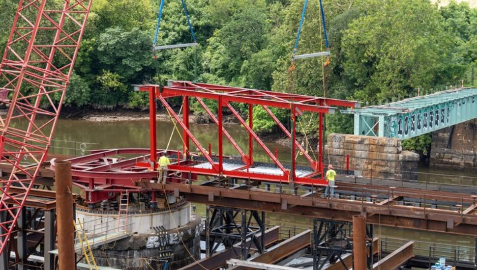 Swing Bridge construction.