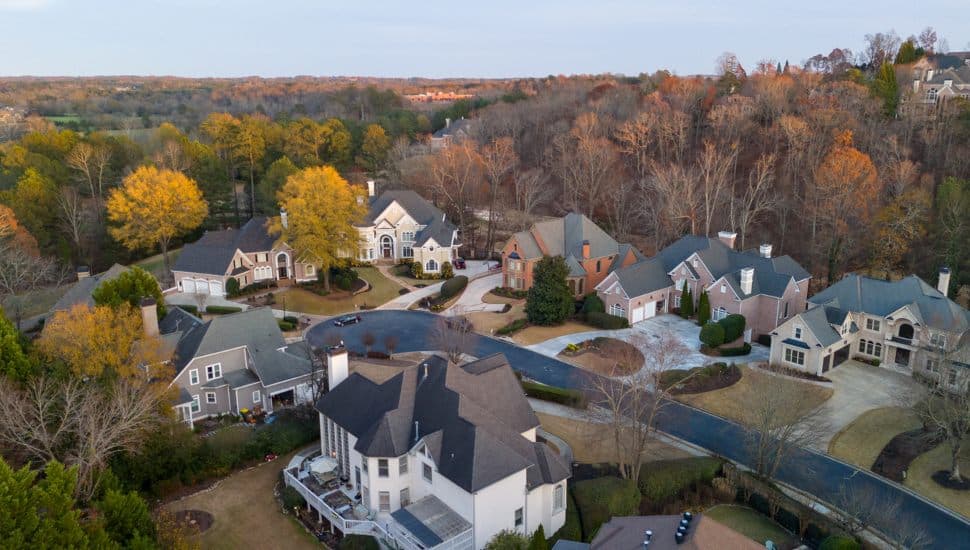 Mansion neighborhood.