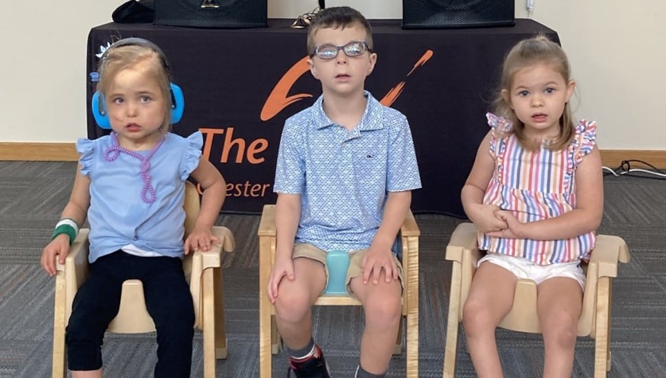 Arc of Chester County Graduates (from left) Quinn Papenfuss, Connor Keenan and Norah Baldassano.