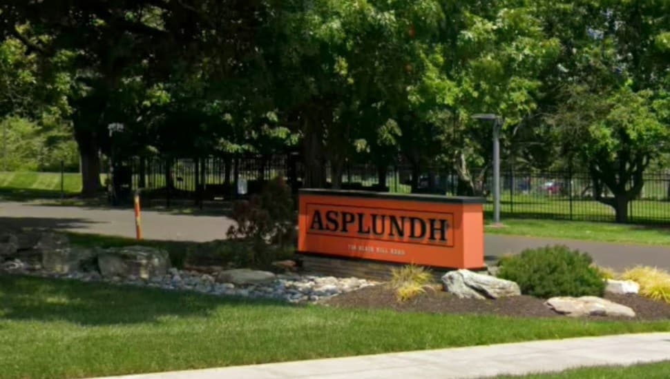 Asplundh Tree Expert signage.