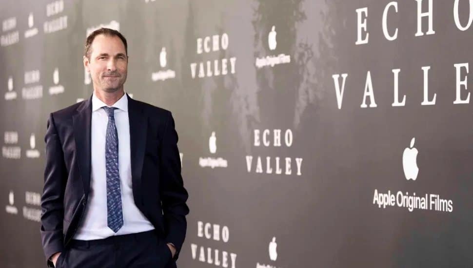 Berwyn filmmaker Brad Ingelsby at a red carpet premiere.